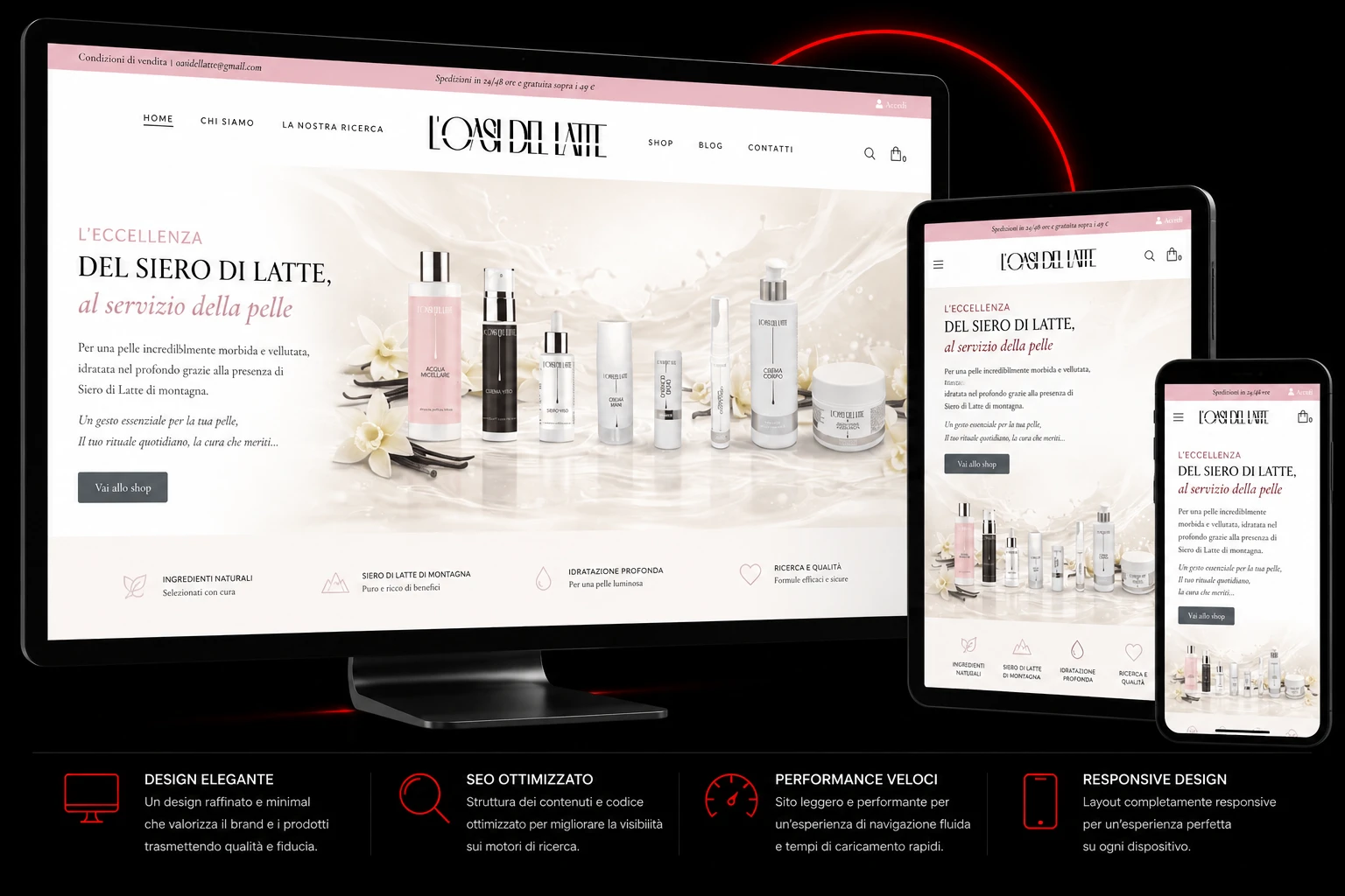Progetto E-commerce cosmetico — e-commerce di Andrea Salardi