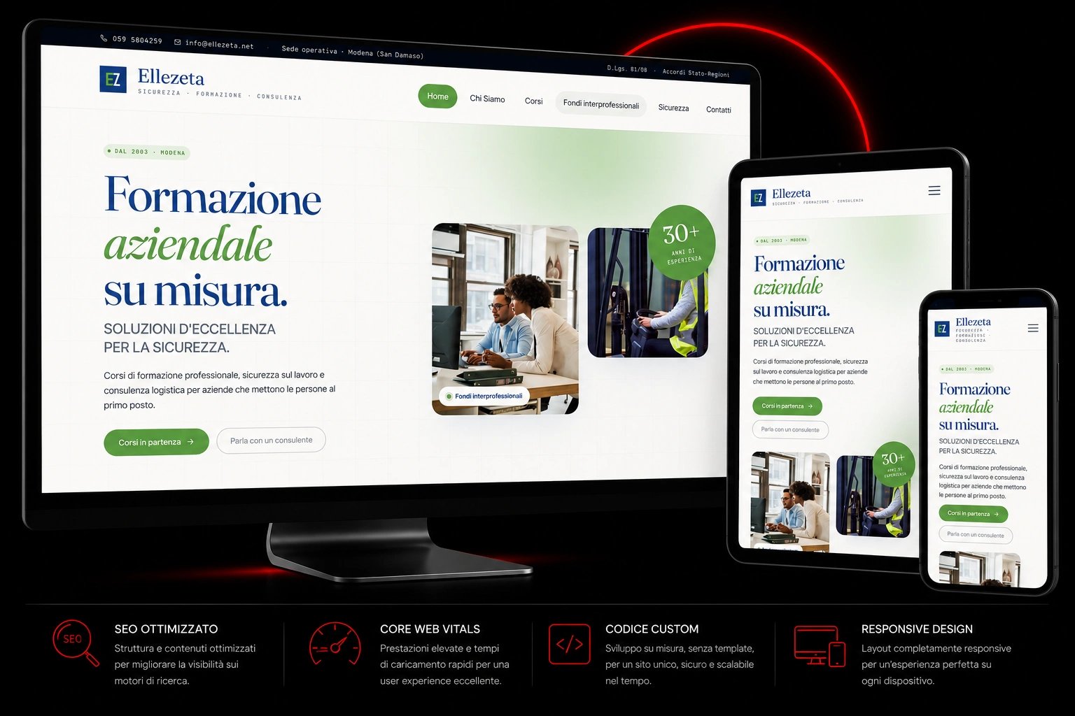 Sito web aziendale, Sito Web realizzato da Andrea Salardi
